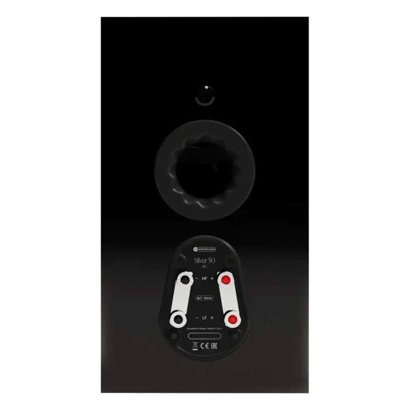 Monitor Audio Silver 50 8G 2-Way Bookshelf Speakers - Pair (Black Gloss)