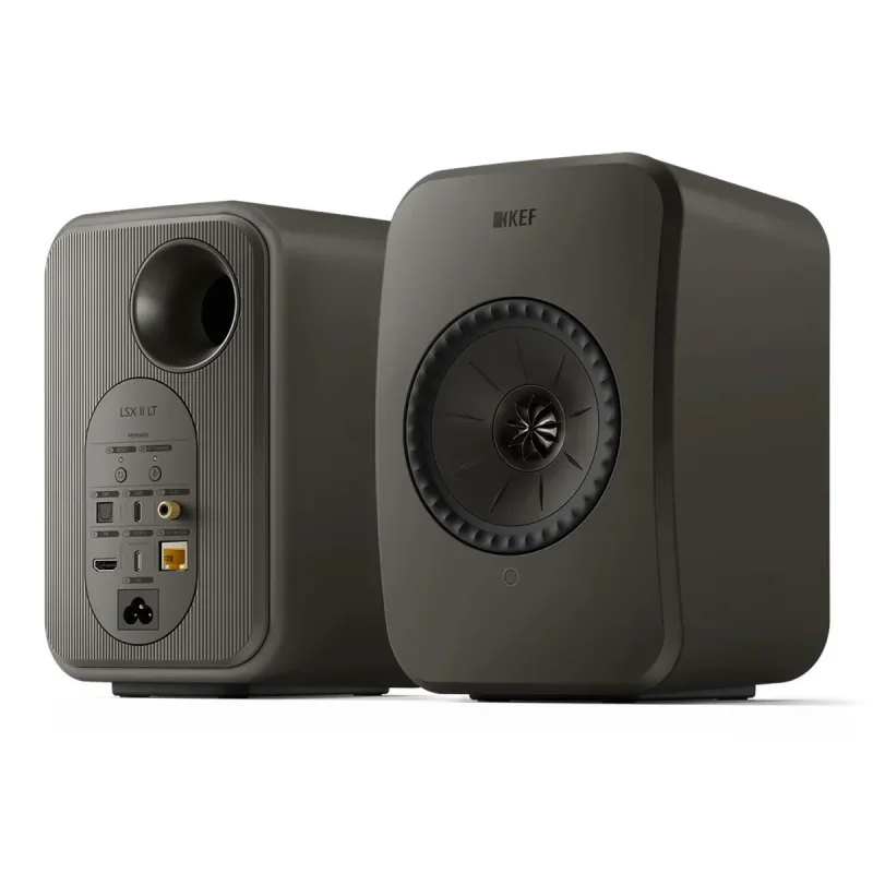 Enceintes HiFi sans fil KEF LSX II LT - Paire (gris graphite)