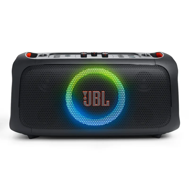 JBL PartyBox On-The-Go Essential with Wireless Microphone & Water Resistance