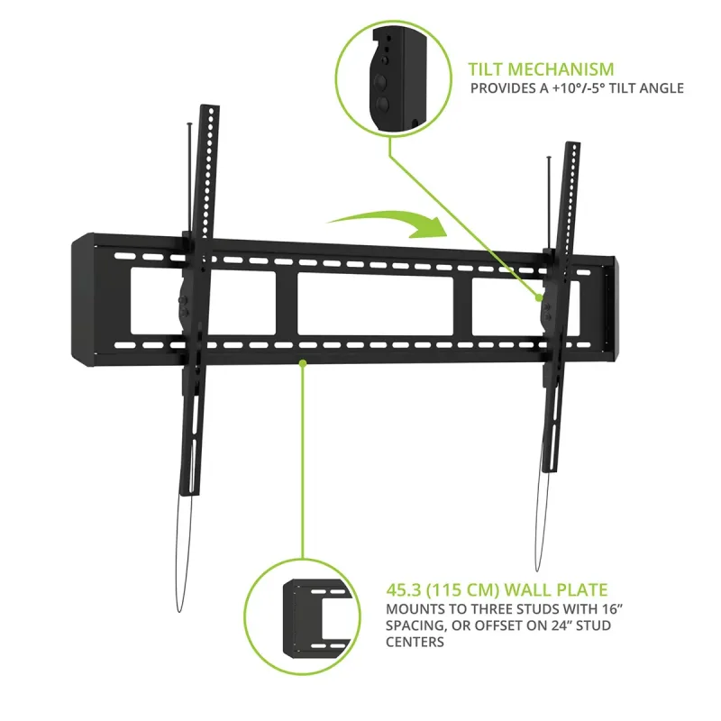 Kanto T6090 Tilting TV Wall Mount for 55" - 120" TVs